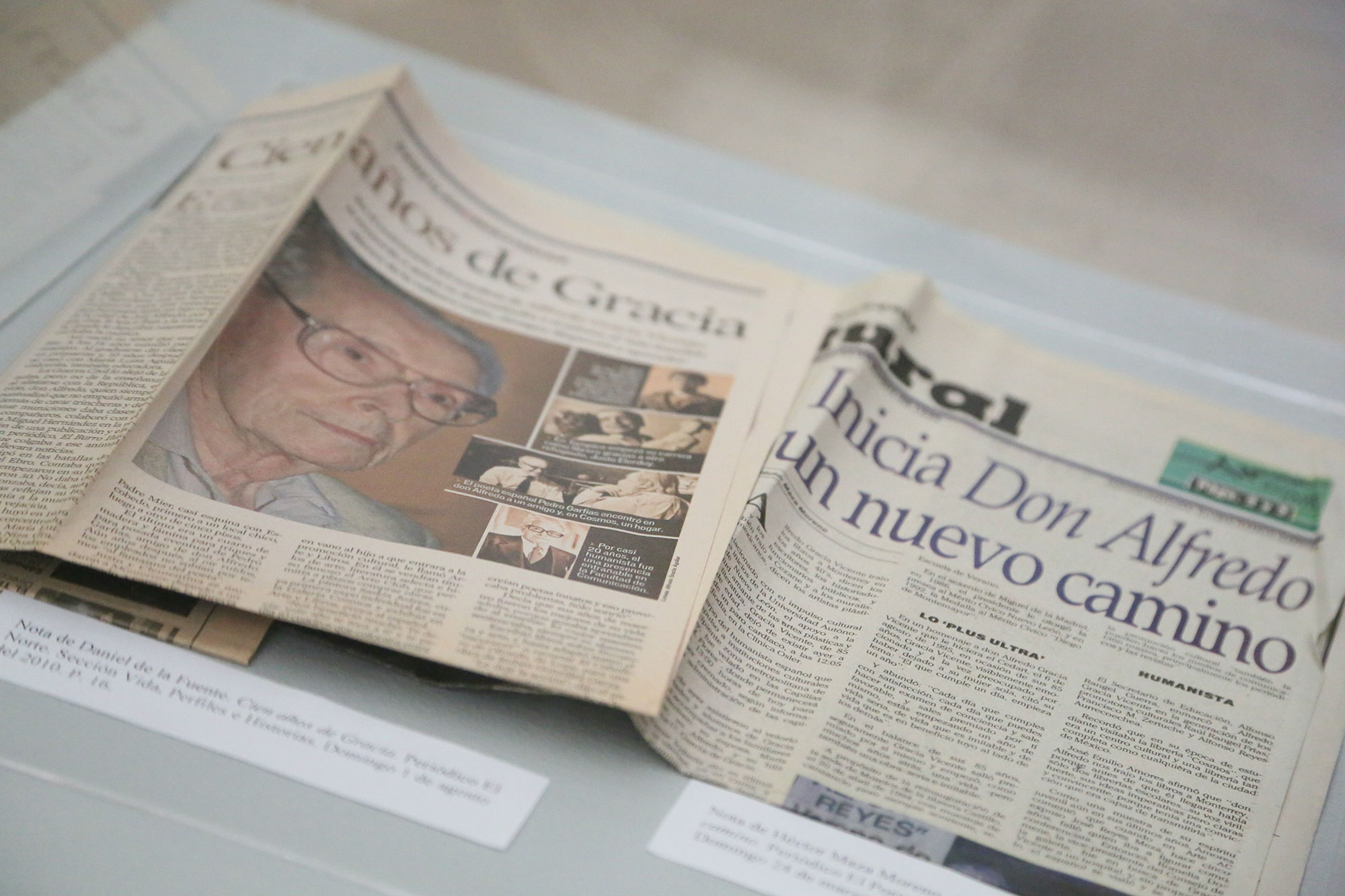 Resguardará UANL archivo de don Alfredo Gracia Vicente