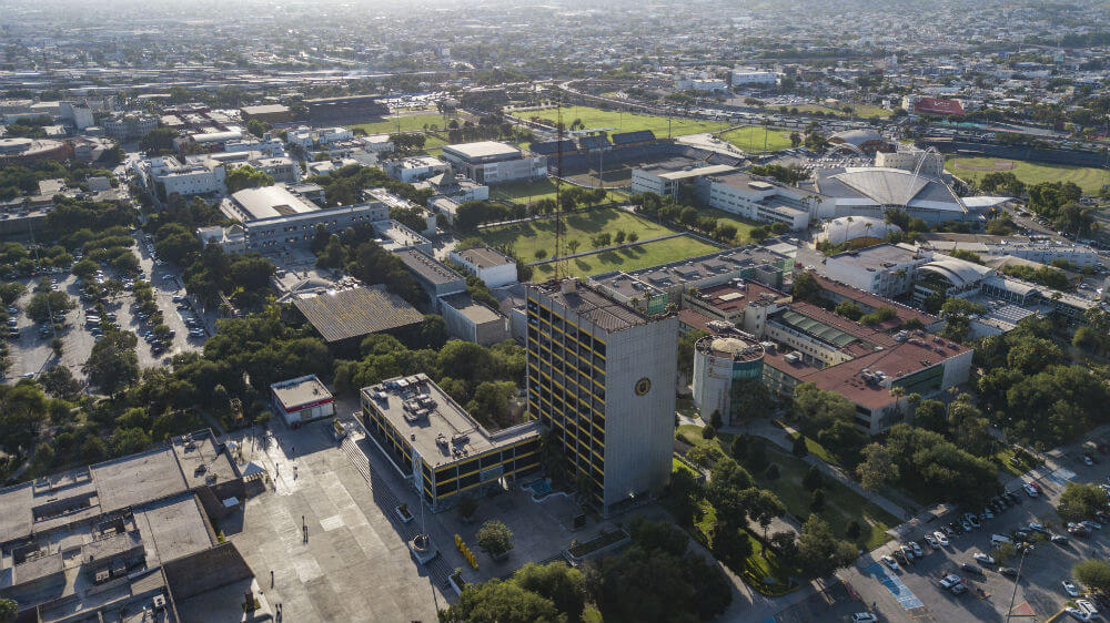 Campus CU UANL vista aérea