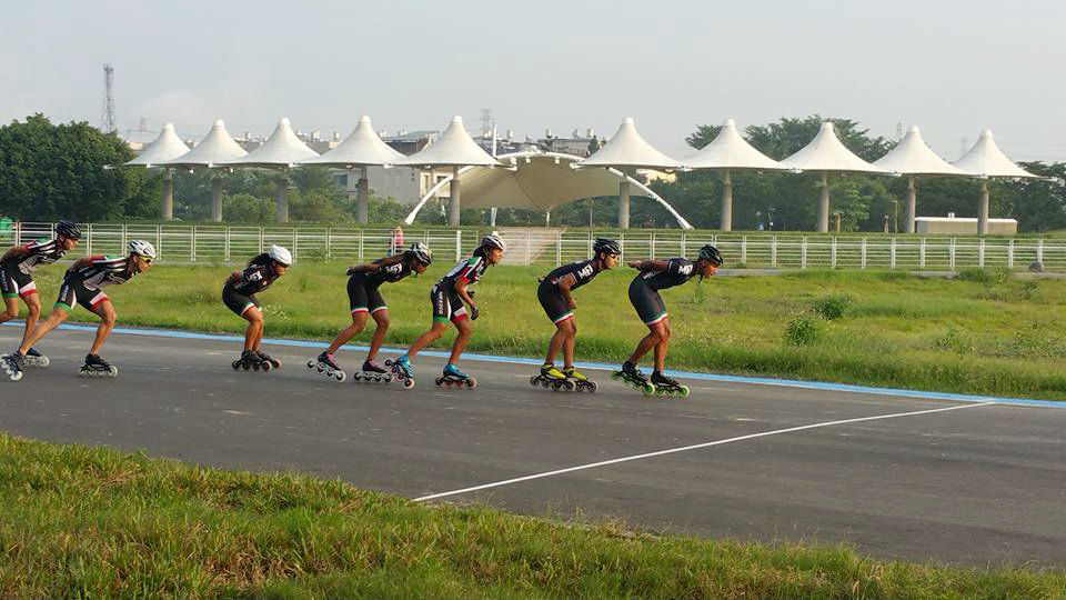 Preparación patinadores nuevoleoneses