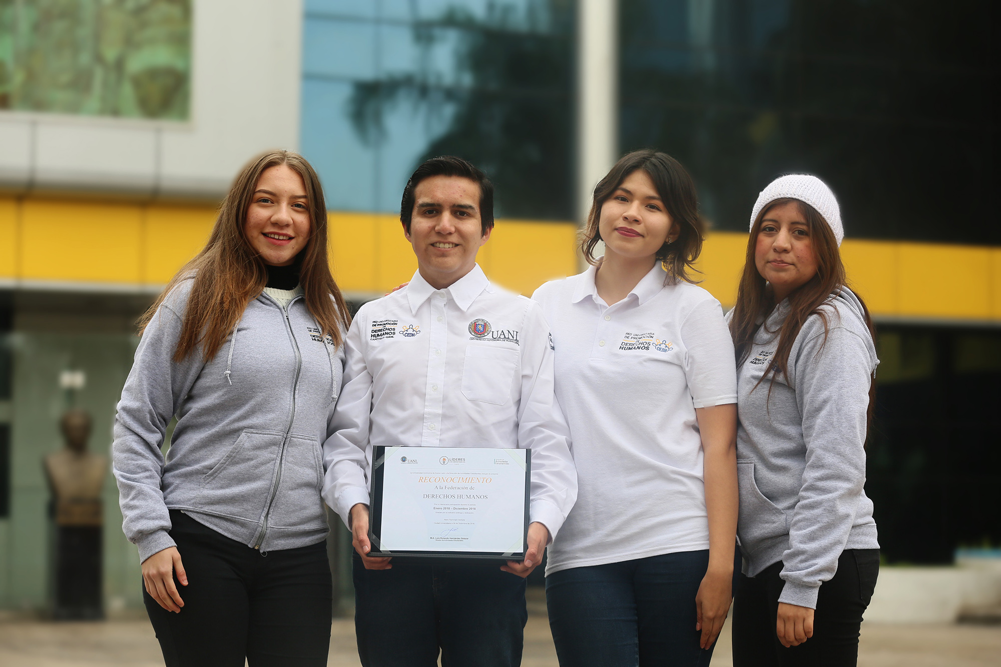 Estudiantes de la UANL promueven derechos humanos