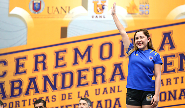 Abanderamiento Tigres UANL rumbo a Universiada Nacional UADY 2019