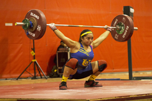 Debut de oro en halterofilia de Universiada Nacional 2019