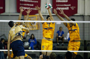 Semifinales de voleibol varonil