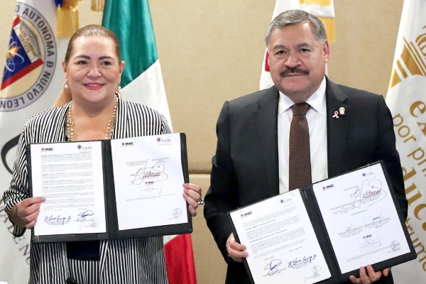 Firma UANL compromiso de participación electoral con INE