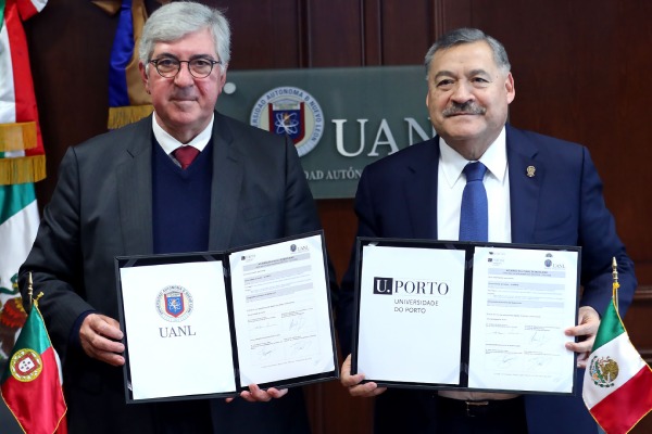 Concreta UANL convenio de colaboración con Universidad de Oporto