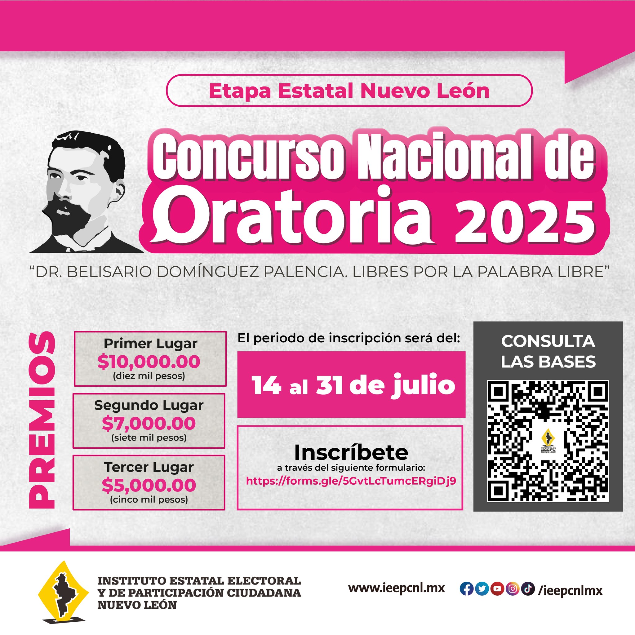 Concurso Nacional de Oratoria 2025 | Nuevo León - Universidad Autónoma ...