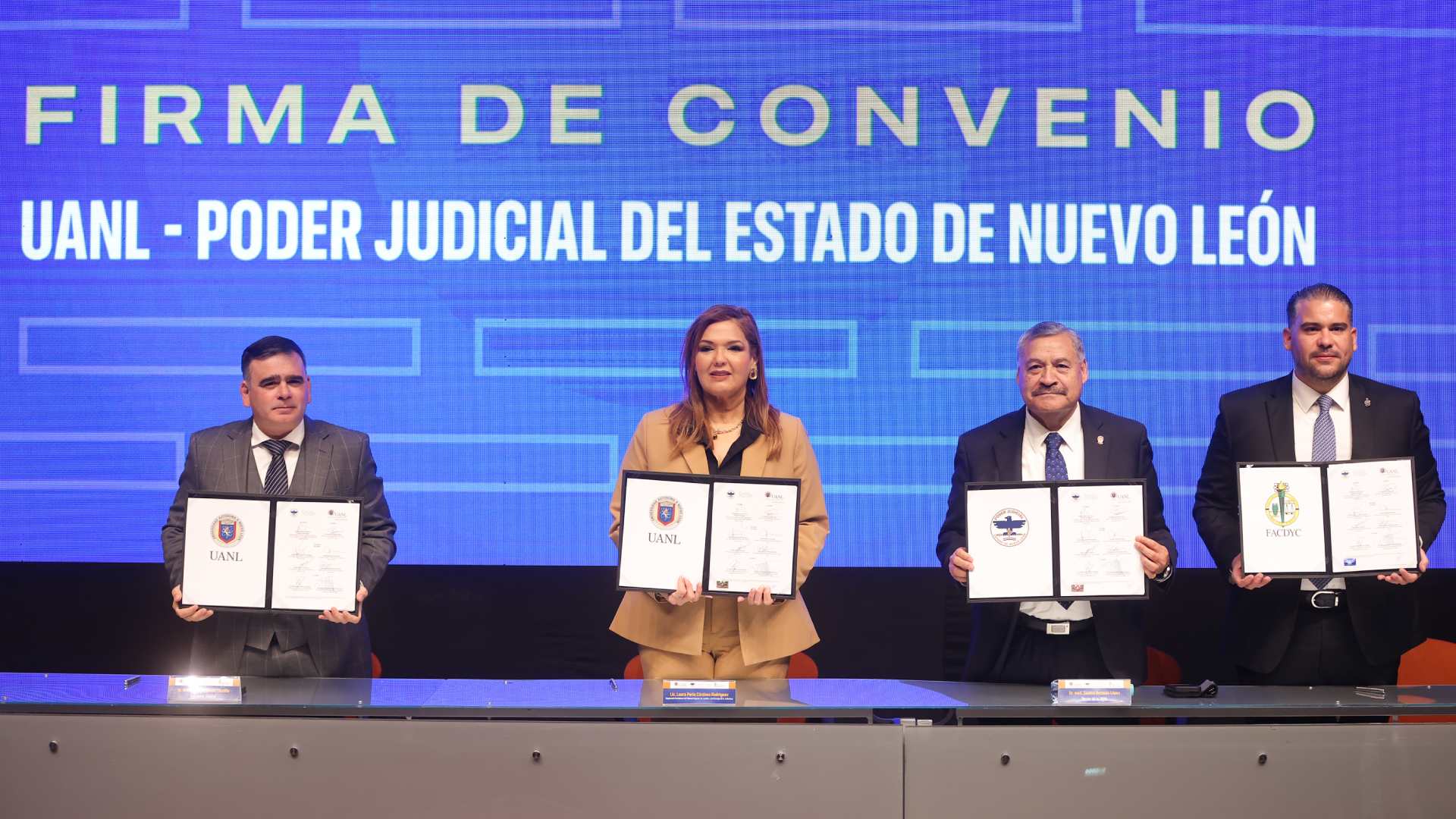 Suscriben acuerdo UANL y el Poder Judicial de Nuevo León