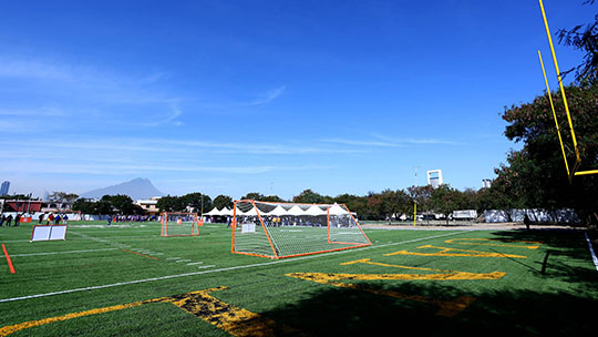 Inauguran cancha sintética para Kiowas