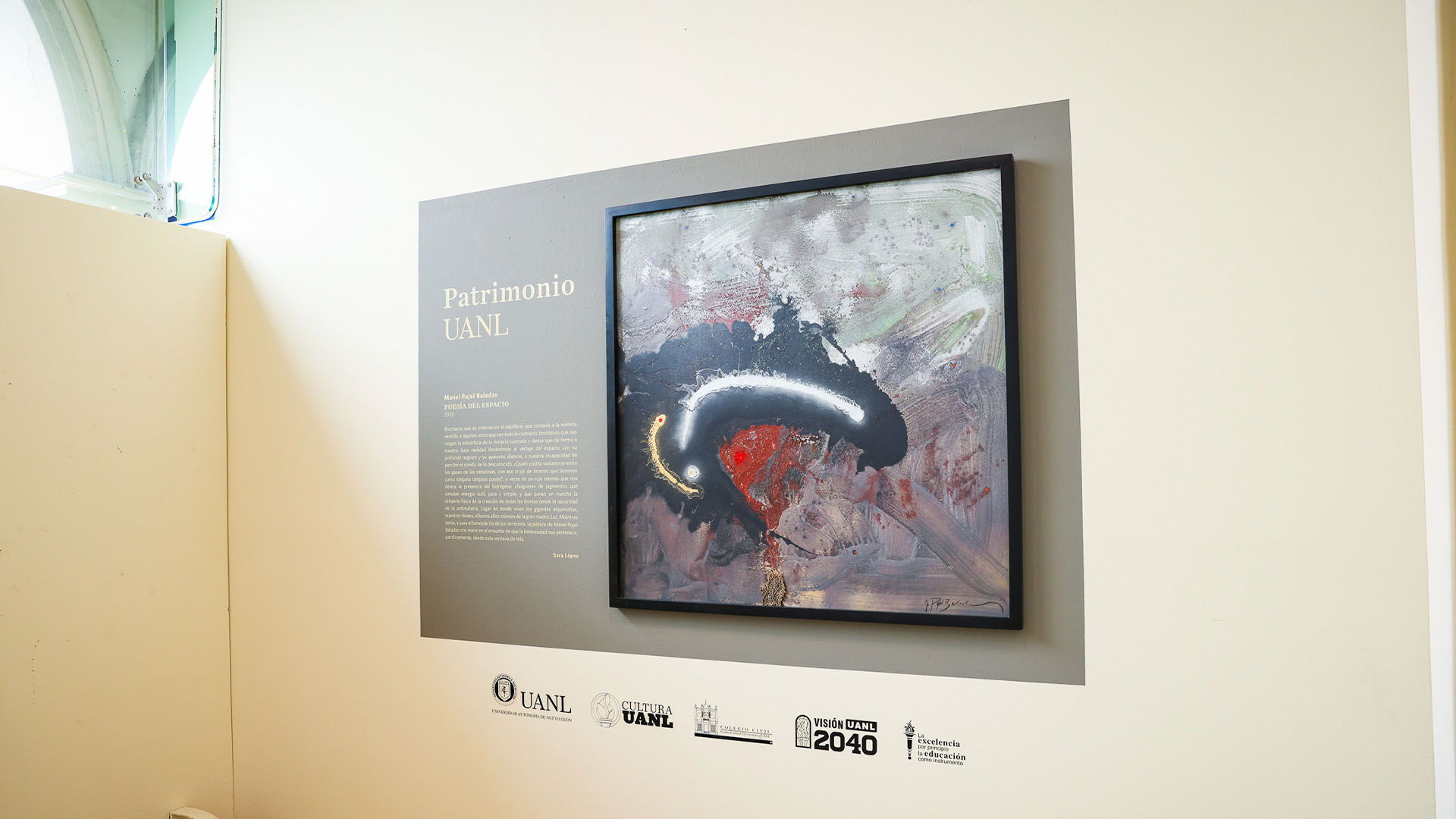 Manuel Pujol Baladas dona obra a la UANL