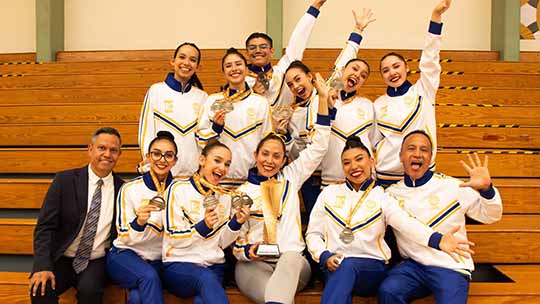 Gimnasia aeróbica brilla con cinco medallas