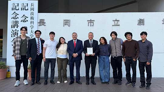 Visita Rector Universidad Tecnológica de Nagaoka